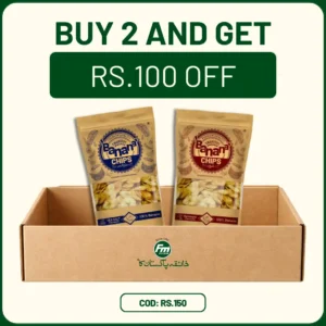Deal Buy 2 Get 100 RS Off - Snakitos Banana Chips BBQ & Sea Salt