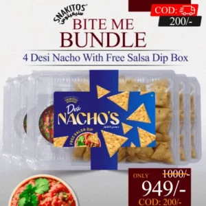 Bite Me -Buy Desi Nachos with Free Salsa Dip!