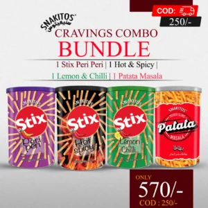 Cravings Combo Pack Bundle with a Variety of Snakitos Stix fmfoods