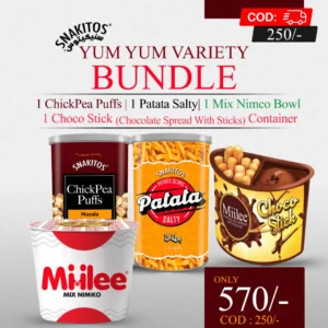 Yum Yum Variety Bundle - 4 Snacks in 1 Pack fmfoods