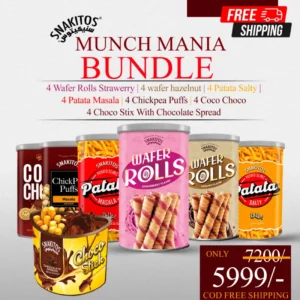 Munch Mania Bundle - Free Shipping Tea with snacks Pakistan
