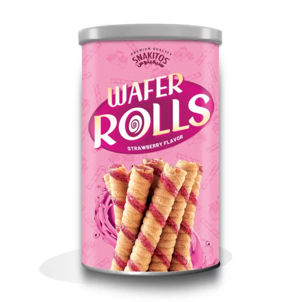 Strawberry Snakitos Wafer Sticks Rolls