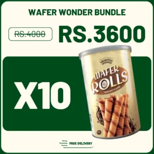 Wafer Wonder Bundle - Hazelnut Snakitos Wafer Sticks Rolls Free Shipping