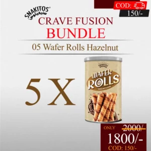 Snakitos Crave Fusion Bundle - Hazelnut Snakitos Wafer Sticks Rolls