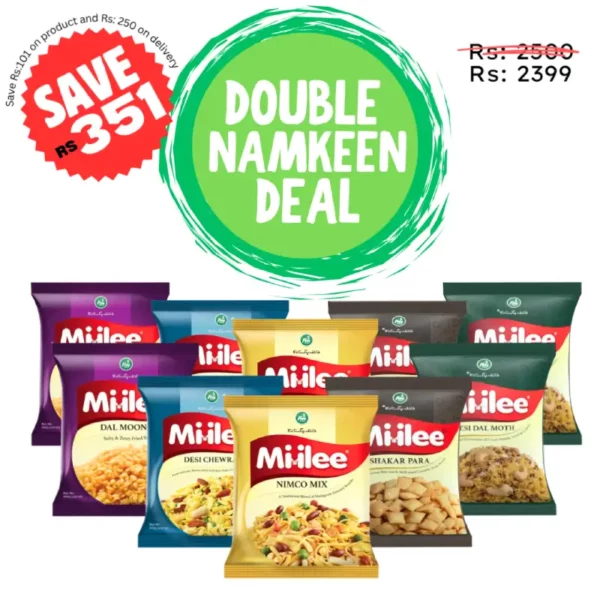 Double Namkeen Deal - Free Shipping all over Pakistan