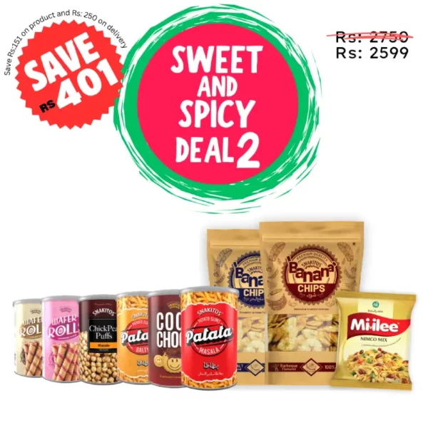Sweet & Spicy Deal 2- Free Shipping all over Pakistan