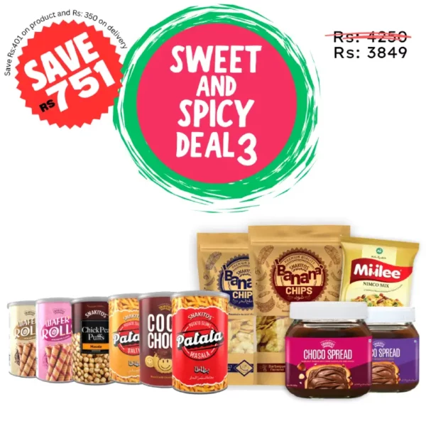 Sweet & Spicy Deal 3- Free Shipping all over Pakistan