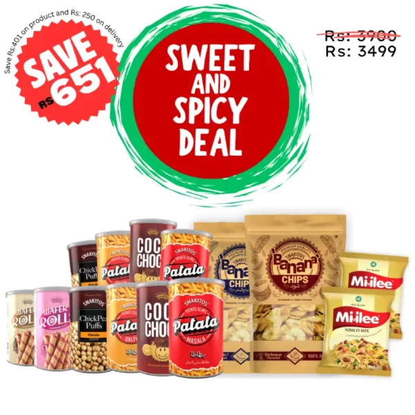 Sweet & Spicy Deal - Free Shipping all over Pakistan