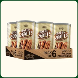 Wafer Roll Hazelnut Pack of 6 - Free Delivery