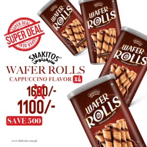 Irresistible Deal – 4 Cans of Cappuccino Wafer Rolls!