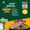 Azadi Special Fresh Deal – 12 Snacks with Free Flag Kit from FM Foods