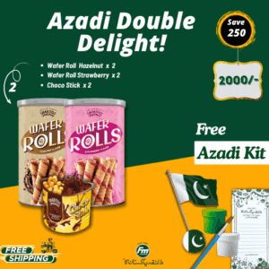 Azadi Double Delight FM Foods with 6 snacks and Azadi Kit
