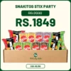 Snakitos Stix Party Snack Box With Nachos And Flavored Stix