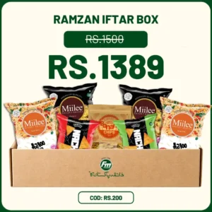ramzan iftar snack box with nimco bhujia nachos and banana chips