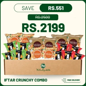 iftar crunchy snack combo with boondi bhujia and nachos