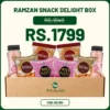 ramzan snack delight box with iftar essentials
