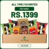 All Time Favorites Snack Box – Nachos, Patata, Wafer, Banana Snacks