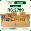 banana lovers deal crispy banana chips snack bundle