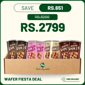 wafer fiesta deal assorted wafer rolls snack bundle
