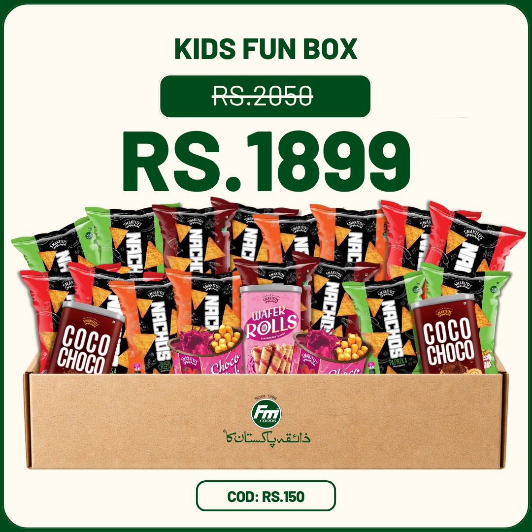 Kids Fun Box Sweet And Crunchy Snack Bundle