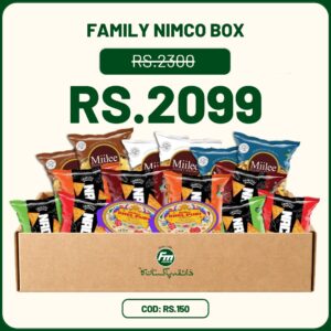 Family Nimco Box – Nachos, Bhel Puri, Dal & Desi Chewara Snacks