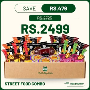 Street Food Combo – Nachos, Nimco, Bhel Puri & Choco Stick Snacks