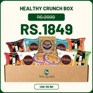 healthy crunch snack box with nimco nachos and roasted snacks