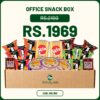 office snack box pack with nachos nimco and chocolate snacks