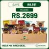 Mega Mix Nimco Deal Pakistani snacks bundle with dal moth moong aloo bhujia chana bhel puri and more