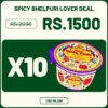 Spicy Bhelpuri Lover Deal Milee Bhel Puri x 10 Pack Crunchy And Tangy Snack