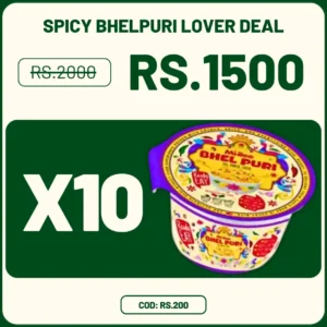 Spicy Bhelpuri Lover Deal Milee Bhel Puri x 10 Pack Crunchy And Tangy Snack