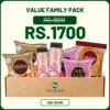Value family pack deal Pakistan with vermicelli dahi boondi fried onion and pink salt combo